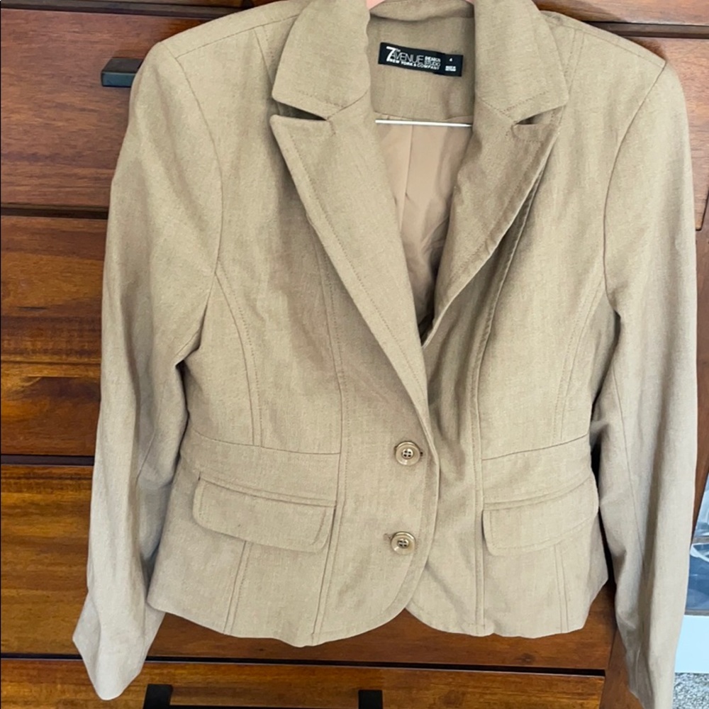 Work Suit Jacket, Khaki.